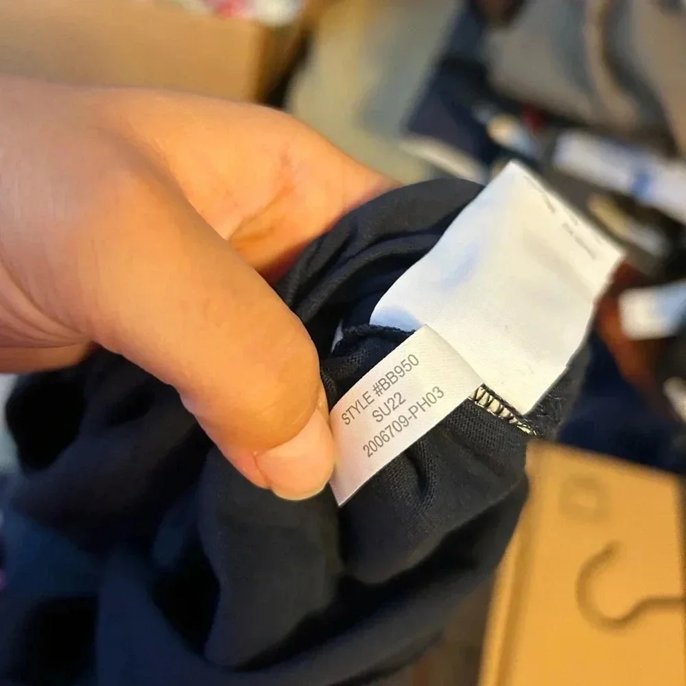 Nwt J.Crew Navy Blue Relaxed Pocket Tee
